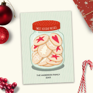 Cute Holiday Wishes Christmas Postcard