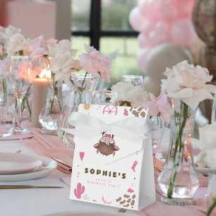 Cute Holy cow highland cow birthday Favour Box