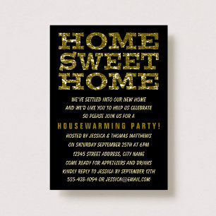 Cute Home Sweet Home Housewarming Invitations