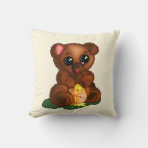 Cute Honey Bear Cushion