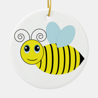Cute Honey Bee Ceramic Tree Decoration