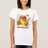 Cute honey bee lovers vendors add text