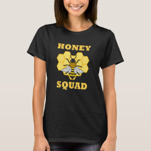 Cute Honey Squad Wildlife Nature Honeycomb T-Shirt