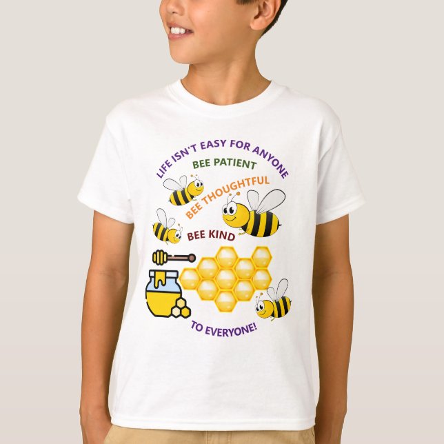 Cute Honeybees Care and Concern-Shirt T-Shirt (Front)