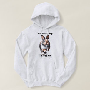 Cute Hopping Rabbit Hoodie