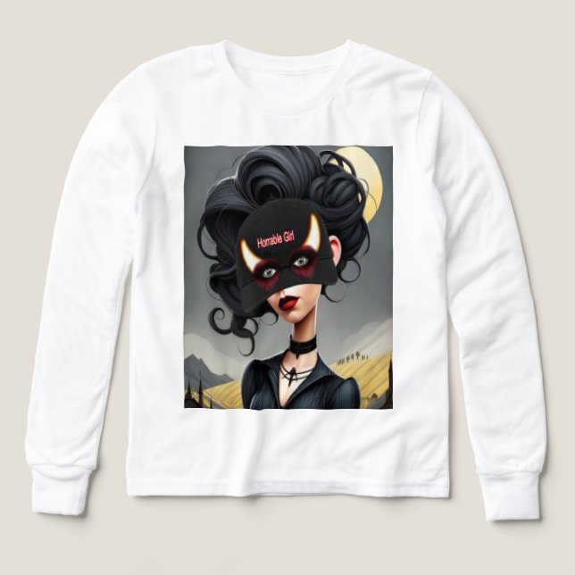 Cute Horrible girl  (Design Front)