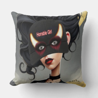 Cute Horrible girl  Cushion