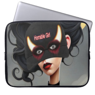 Cute Horrible girl  Laptop Sleeve