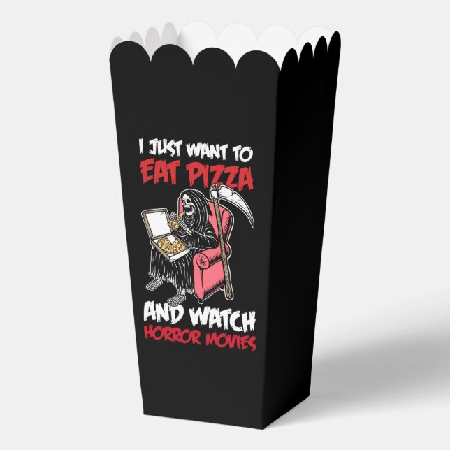 Cute horror movie marathon  favour box (Back)