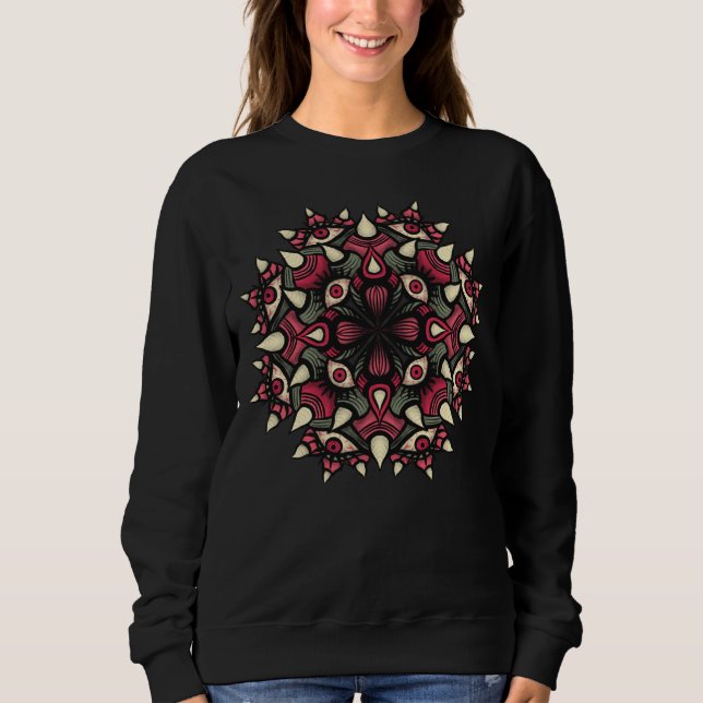 Cute Horror Pink Demon Monster Sweatshirt (Front)
