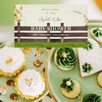 Cute Horse Baby Shower Welcome