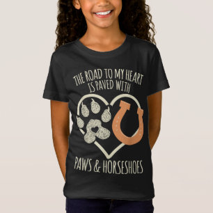 Cute Horse & Dog Lover Meme Quote T-Shirt
