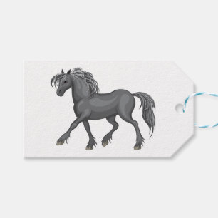 Cute Horse Equestrian Horses Pony Cowgirl Cowboy Gift Tags