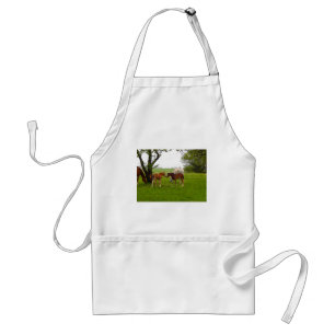 CUTE HORSE FOALS STANDARD APRON