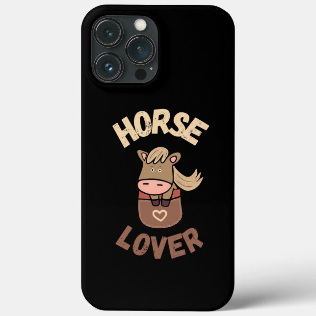 Cute horse in pocket Case-Mate iPhone case (Back)