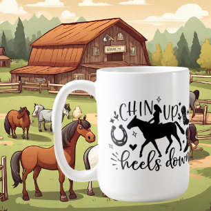 cute horse lovers word art Coffee Mug