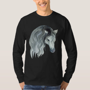 Cute Horse Mare Motif  Horse Stable Rider Foal T-Shirt