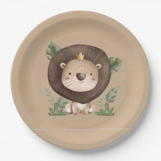 Cute horse  paper plate