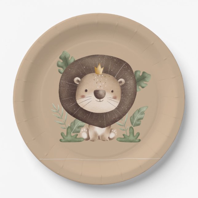 Cute horse  paper plate (Front)
