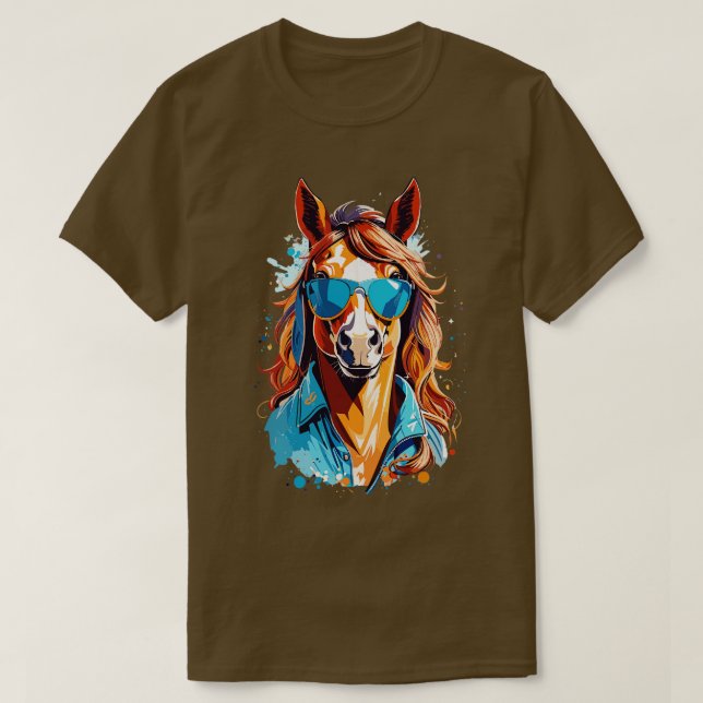 Cute Horse T-Shirt (Design Front)