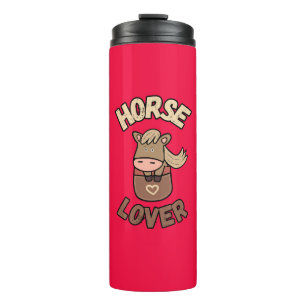Cute horse thermal tumbler
