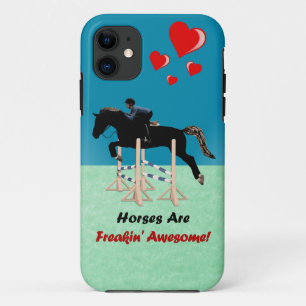 Cute Horses Are Freakin Awesome iPhone 11 Case