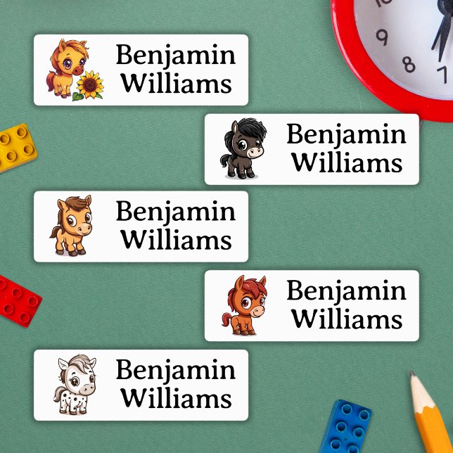 Cute Horses School Daycare Camp Name (Creator Uploaded)