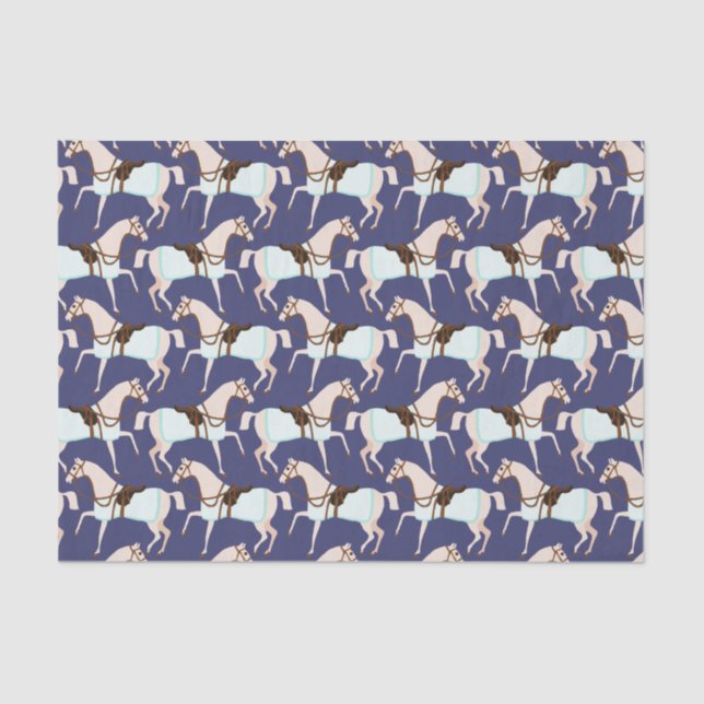 Cute Horses Tissue Paper (Front)