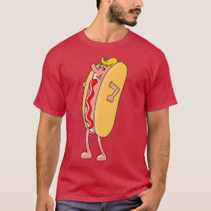 Cute Hot Dog In Bun Funny Jokes Sarcastic Family T-Shirt