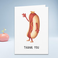 Cute Hot Dog Thank You