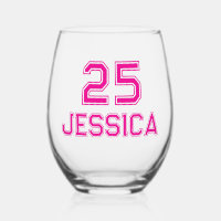 Cute Hot Pink Name Number All Caps Team Sport font
