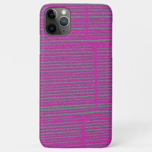 Cute Hot Pink Unique Modern Stripe Pattern Case-Mate iPhone Case