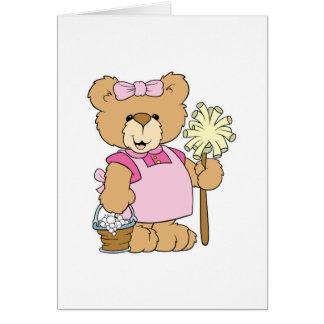 Cute House Cleaning Bear