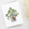 Cute Houseplant in Bottle Illustrated Blank