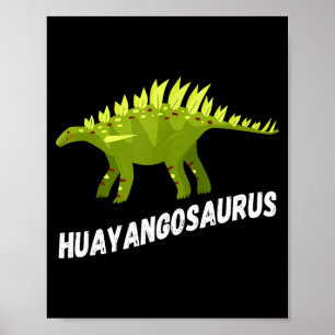Cute Huayangosaurus Dinosaur Design Poster