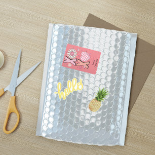 Cute Hugs&Kisses XOXO Pink Love in Valentine's Day Rectangular Sticker