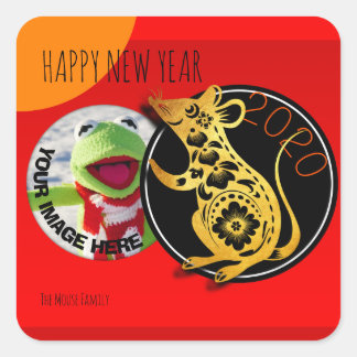 Cute Humourous Rat Paper-cut 2020 S Sticker
