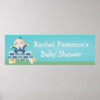 Cute Humpty Dumpty Baby Shower Party Banner