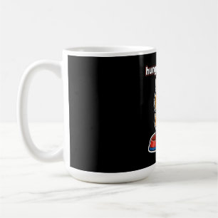 Cute Hungry and Moody Orange Cat Meme sticker Coffee Mug