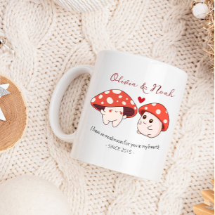 Cute Husband Wife Anniversary Gift Customised Name Coffee Mug