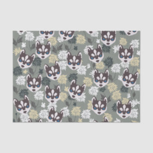 Cute Husky Tissue Paper