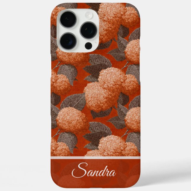 Cute hydrangeans Name Iphone Case For Women (Back)