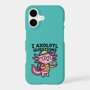 Cute I Axolotl Questions aztec nerd with glasses