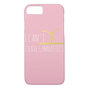 Cute I Can't I have Gymnastics on  gold Girls gift Case-Mate iPhone Case