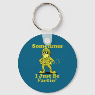 Cute I Frog Humor Sarcastic Sometimes Just Fartin Key Ring