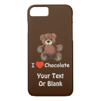 Cute I Heart (Love) Chocolate Teddy Bear