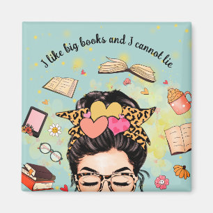 Cute I Like Big Books  Magnet