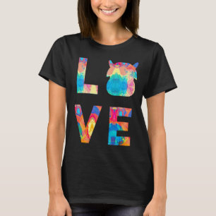 Cute I Love Cows Cow For Kids Painting T-Shirt