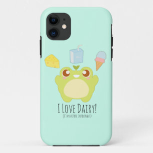Cute I Love Dairy Treats Frog Case-Mate iPhone Case
