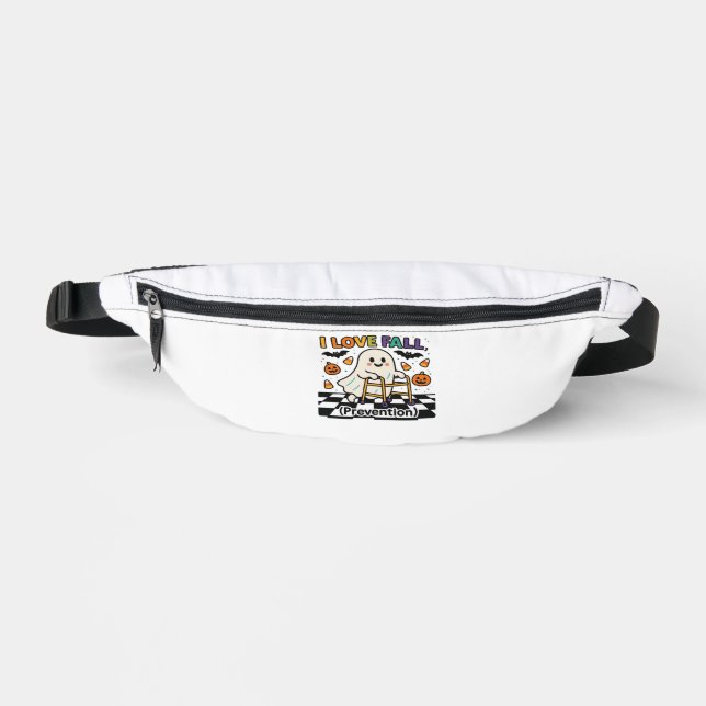 Cute I Love Fall Prevention Physical Therapy Ghost Bum Bags (Front)